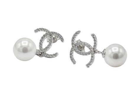 orecchini chanel con perla